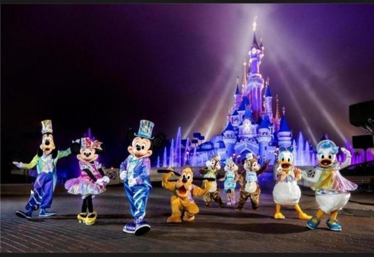 Appartement 5Min Gare Rer Disneyland Paris Val D'Europe La Vallee Village Parking Inclus Montévrain Eksteriør bilde